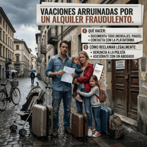 vacaciones arruinadas por un alquiler fraudulento